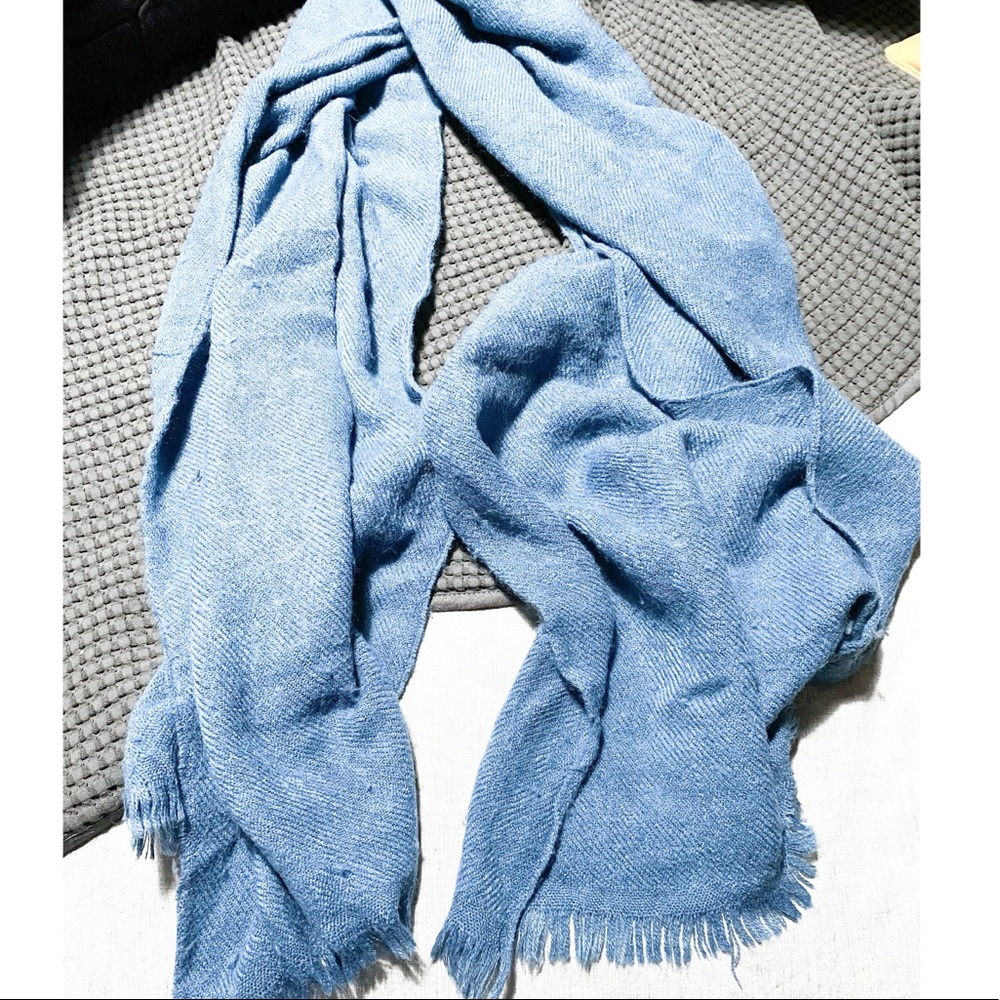 Blue Decorative Scarf